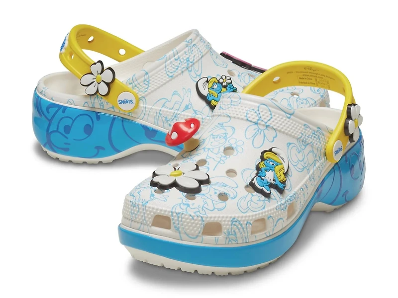Smurfs Platform Clog - Women's