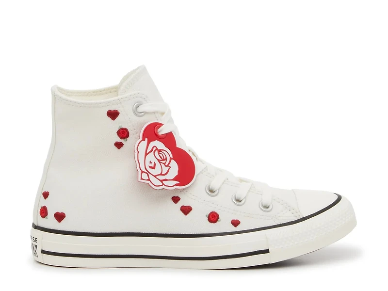 Chuck Taylor All Star Heart & Rose High-Top Sneaker - Women's