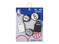NBA Brooklyn Nets Jibbitz Set - 5 Pack