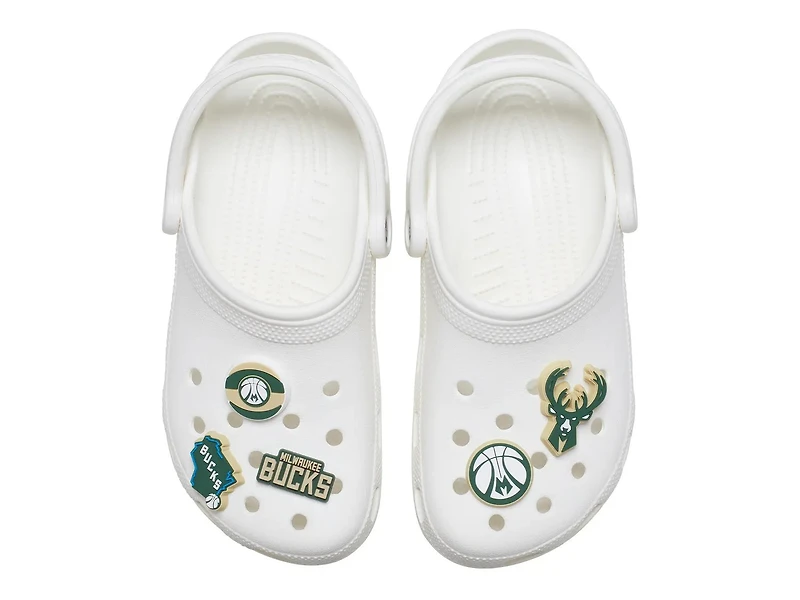 NBA Milwaukee Bucks Jibbitz Set - 5 Pack