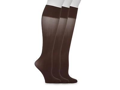 Soft Opaque Women's Knee Socks
