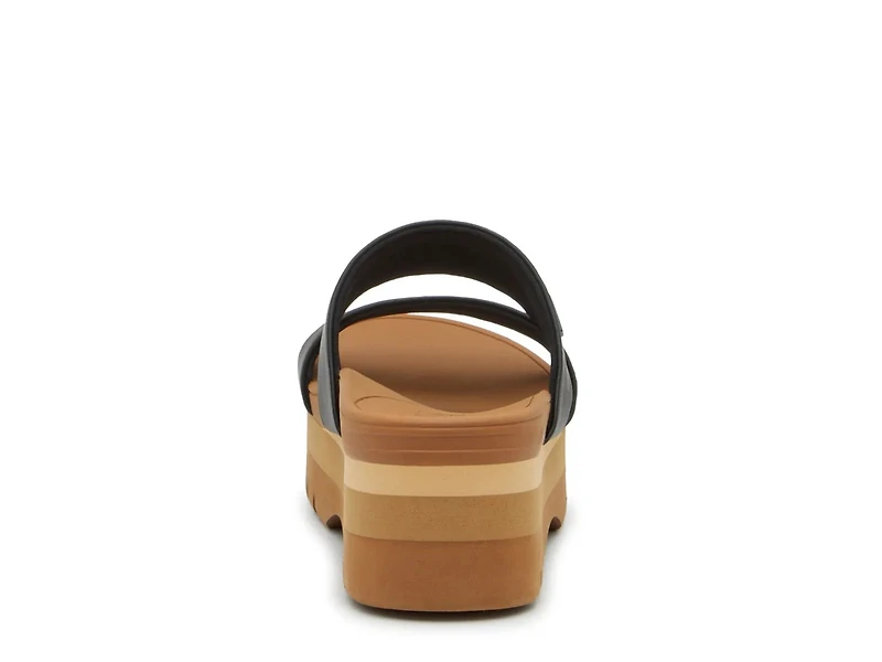 Banded Horizon Platform Sandal