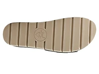 Banded Horizon Buckle Slide Sandal