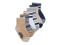 Stripe Kids' Crew Socks - 6 Pack