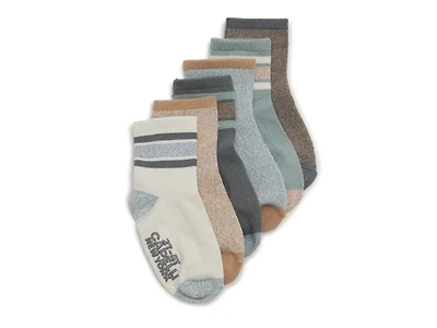 Tonal Kids' Crew Socks - 6 Pack