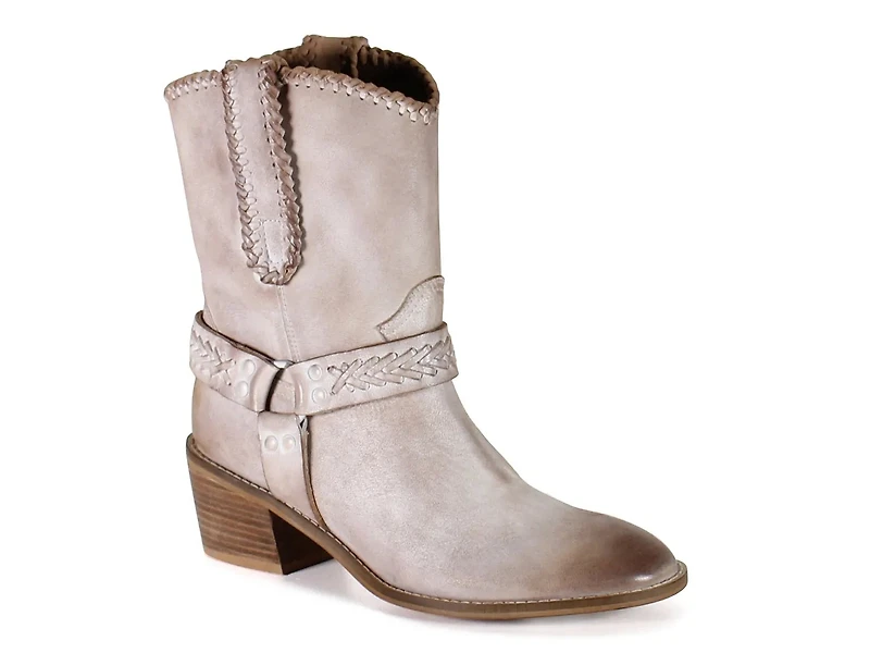 Glass Heart Western Bootie