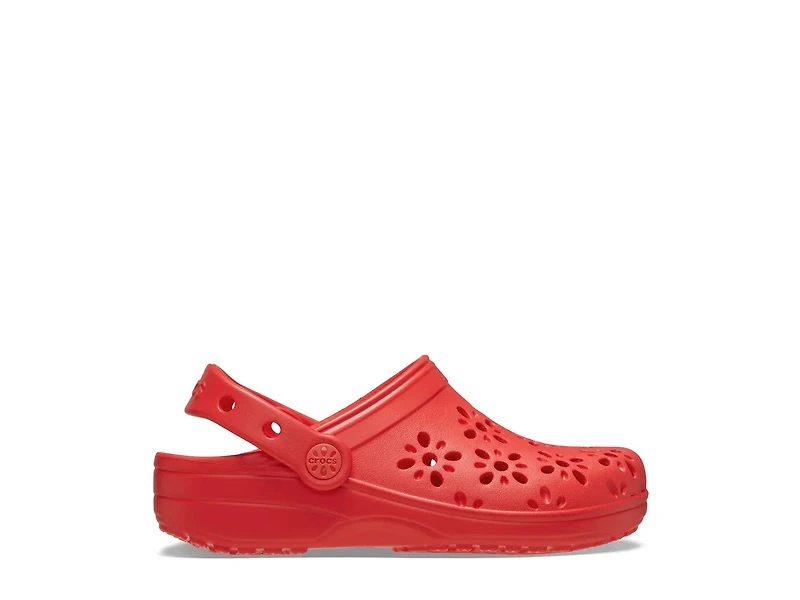 Classic Floral Cutout Clog