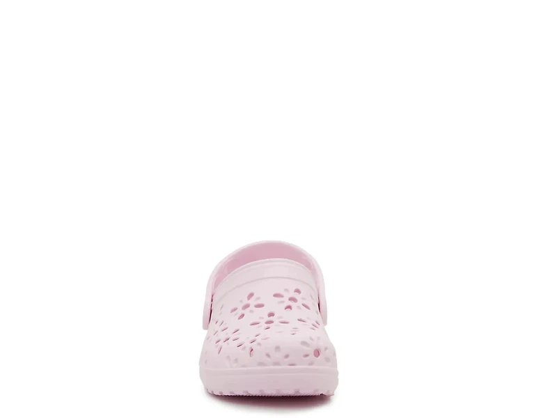 Classic Floral Cutout Clog