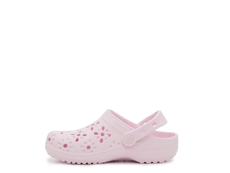 Classic Floral Cutout Clog