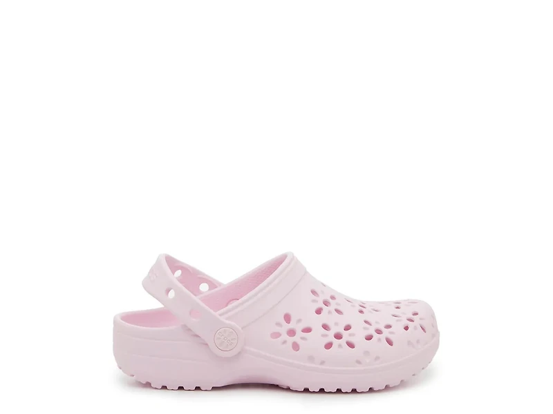 Classic Floral Cutout Clog