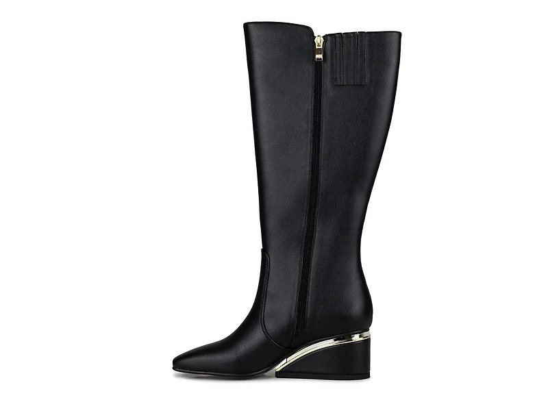 Morgan Wide Calf Wedge Boot