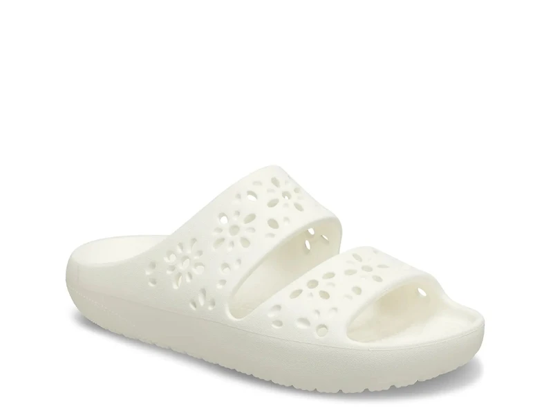 Classic Floral Slide Sandal