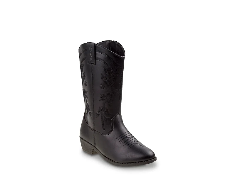 Zip Up Western Boot