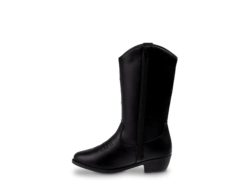 Zip Up Western Boot