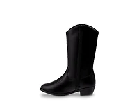 Zip Up Western Boot