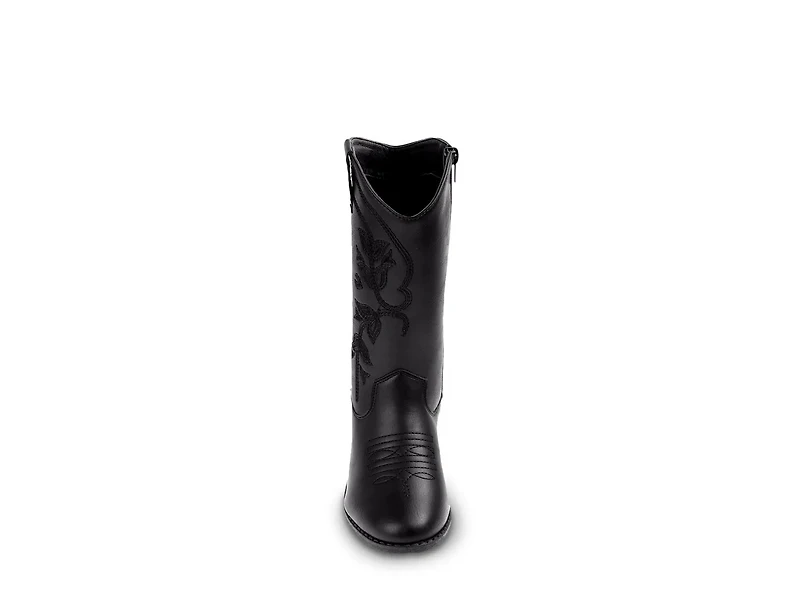 Zip Up Western Boot
