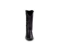 Zip Up Western Boot