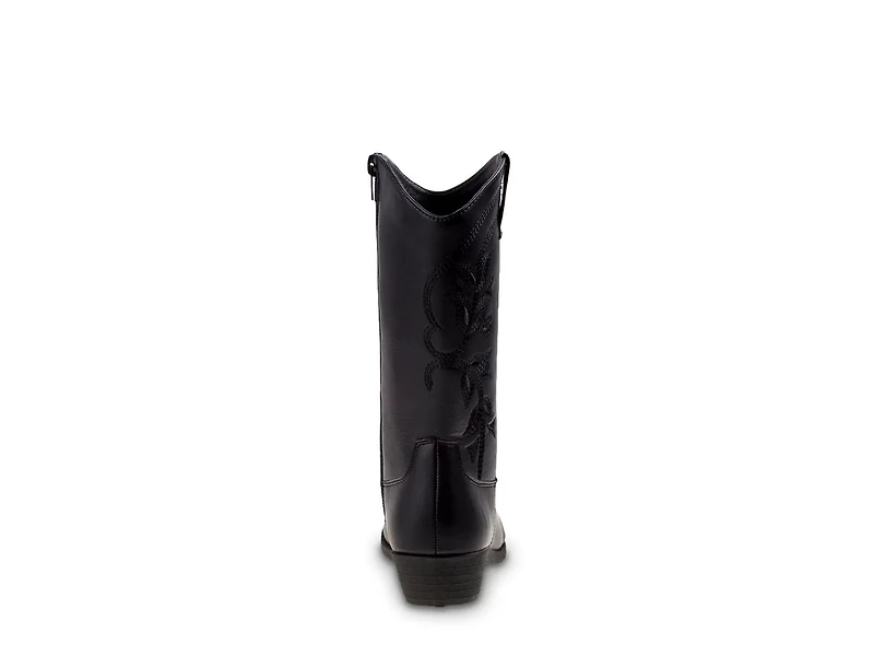 Zip Up Western Boot