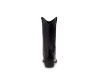 Zip Up Western Boot