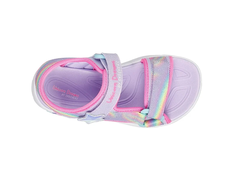 Unicorn Dreams Dreamy Unicorns Light-Up Sandal - Kids'