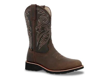 Monocrepe Steel Toe Waterproof Western Work Boot - Men's