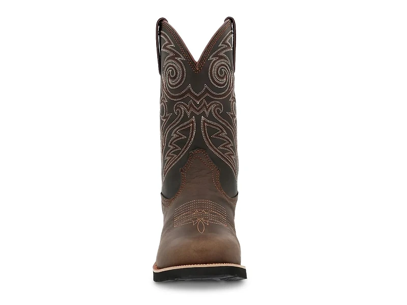 Monocrepe Steel Toe Waterproof Western Work Boot - Men's