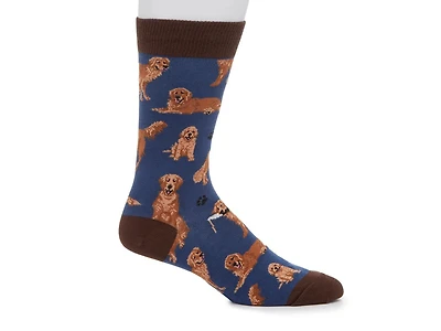 Golden Retriever Men's Crew Socks