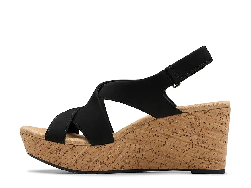 Rose Wedge Sandal