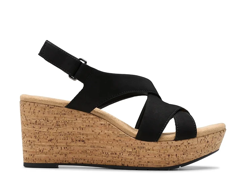Rose Wedge Sandal