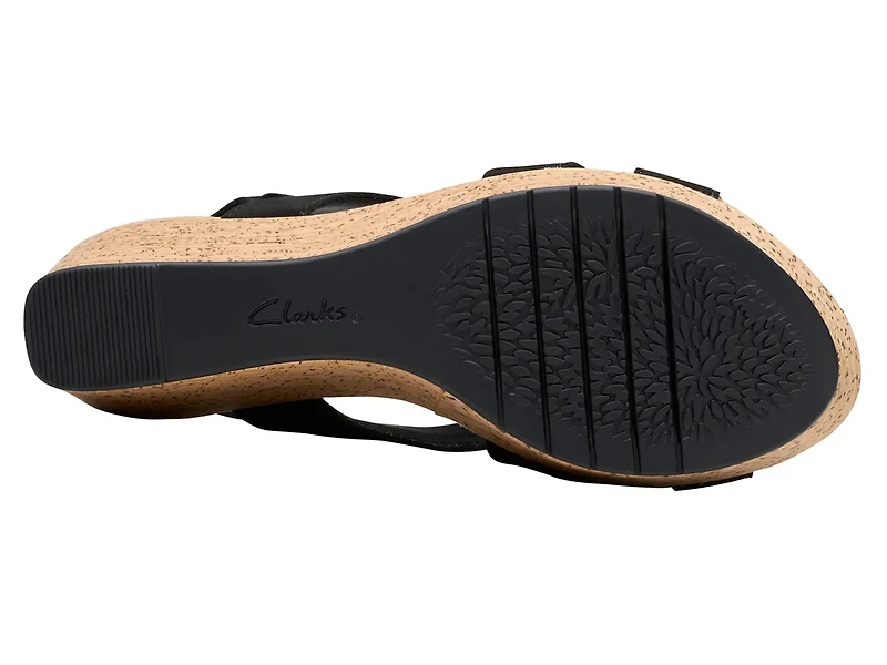 Rose Wedge Sandal