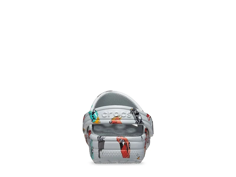 Classic Race Car Graphic Clog - Kids'