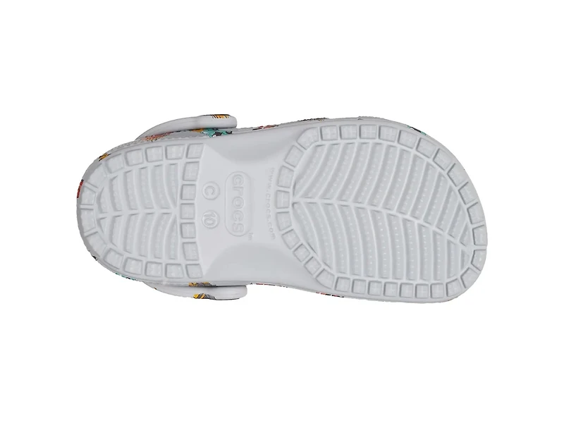 Classic Race Car Graphic Clog - Kids'