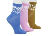 Flat Knit Women's Quarter Ankle Socks - 3 Pack