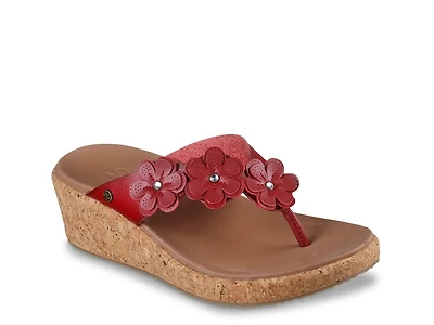 Cali Arch Fit Beverlee Rare Blossom Wedge Sandal