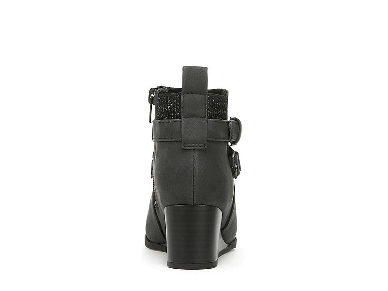 Posh Wedge Bootie