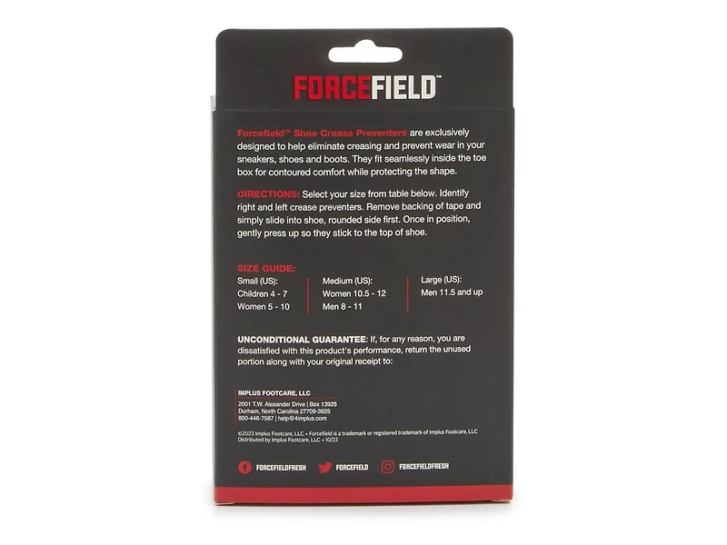 Force Field Shoe Crease Preventer - Medium