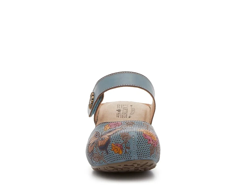 Spikey Flutter Wedge Clog