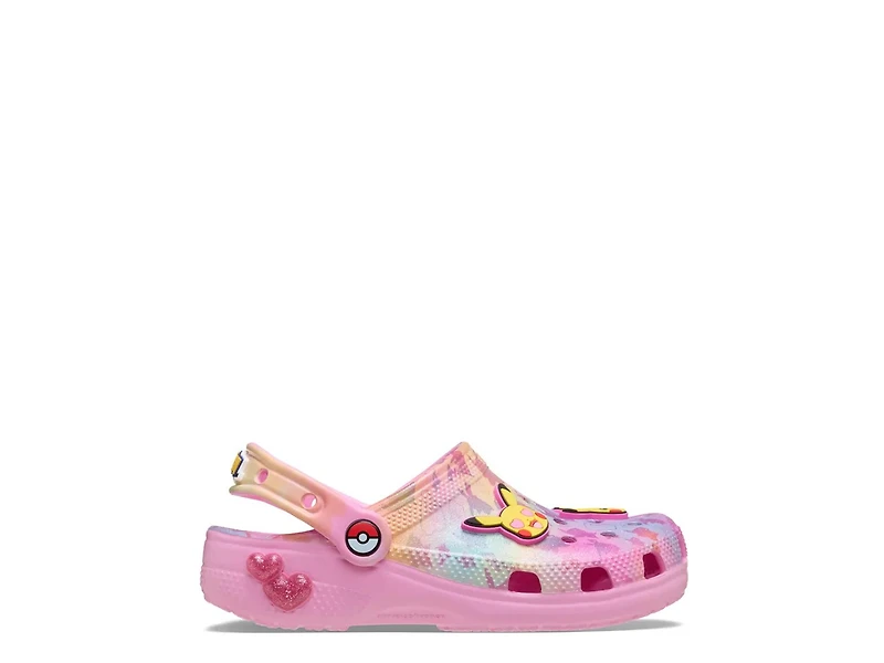 Pokemon Pikachu Pink Classic Clog - Kids'