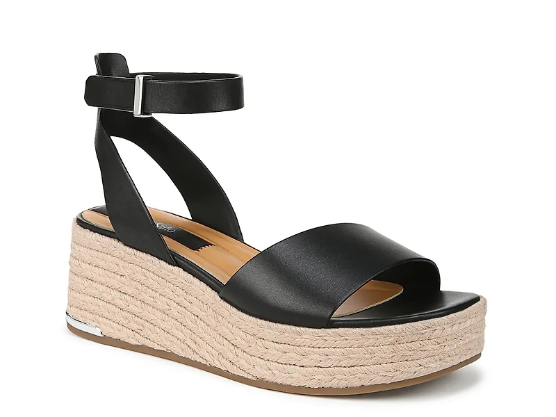 Terry Wedge Sandal