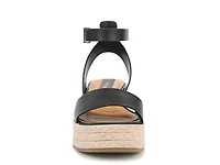 Terry Wedge Sandal