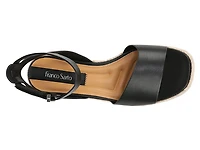 Terry Wedge Sandal