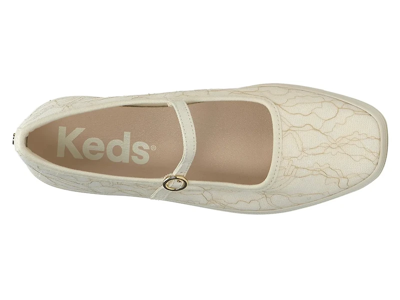 Square Toe Mary Jane Flat
