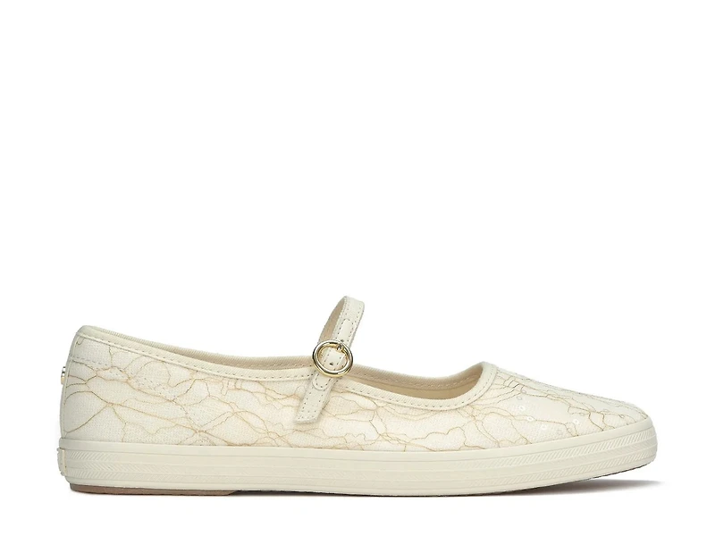 Square Toe Mary Jane Flat