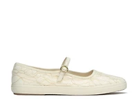 Square Toe Mary Jane Flat