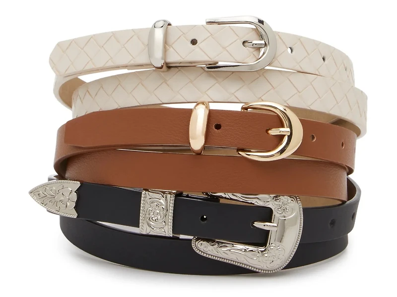 Western 3 For 1 Women's Belt Set - Pack