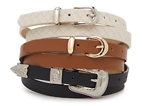 Western 3 For 1 Women's Belt Set - Pack