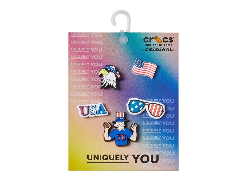 Patriotic Jibbitz Set - 5 Pack