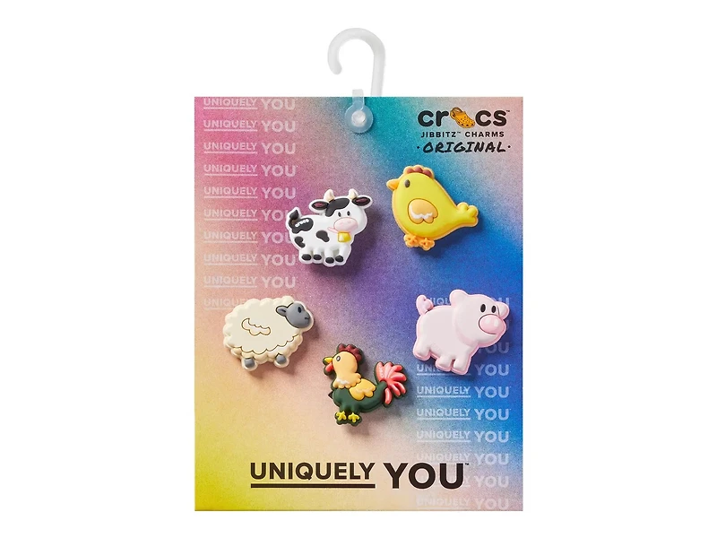 Farm Friend Animals Jibbitz Set - 5 Pack