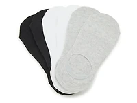 Compression L-Shape Women's No Show Liners - 6 Pack