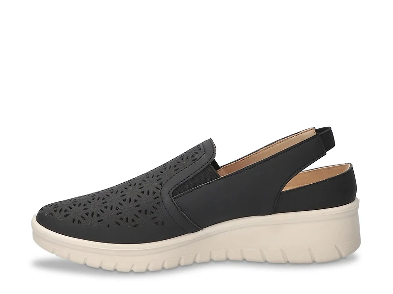 Petal Wedge Slip-On